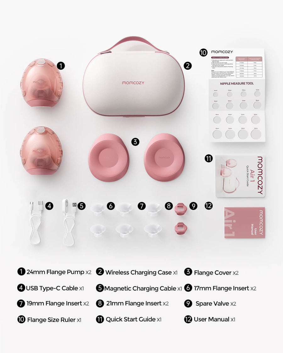 Momcozy Air 1 Ultra-slim Breast Pump Double