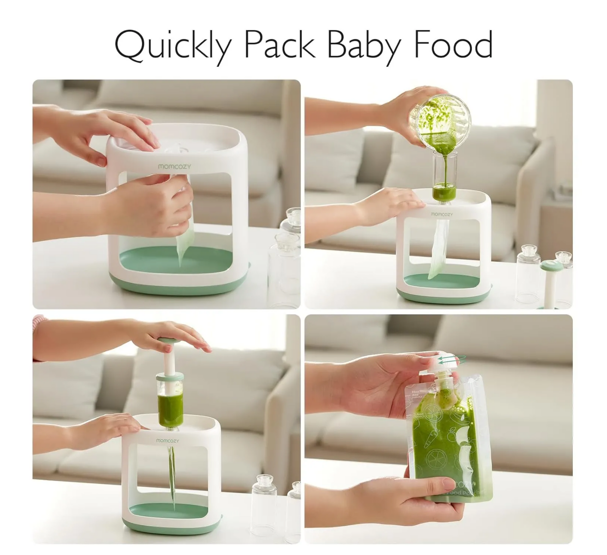 Momcozy Baby Food Maker for Puree Food Storage