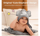 Set peshqirësh dhe pecetash me kapuç për bebe Momcozy