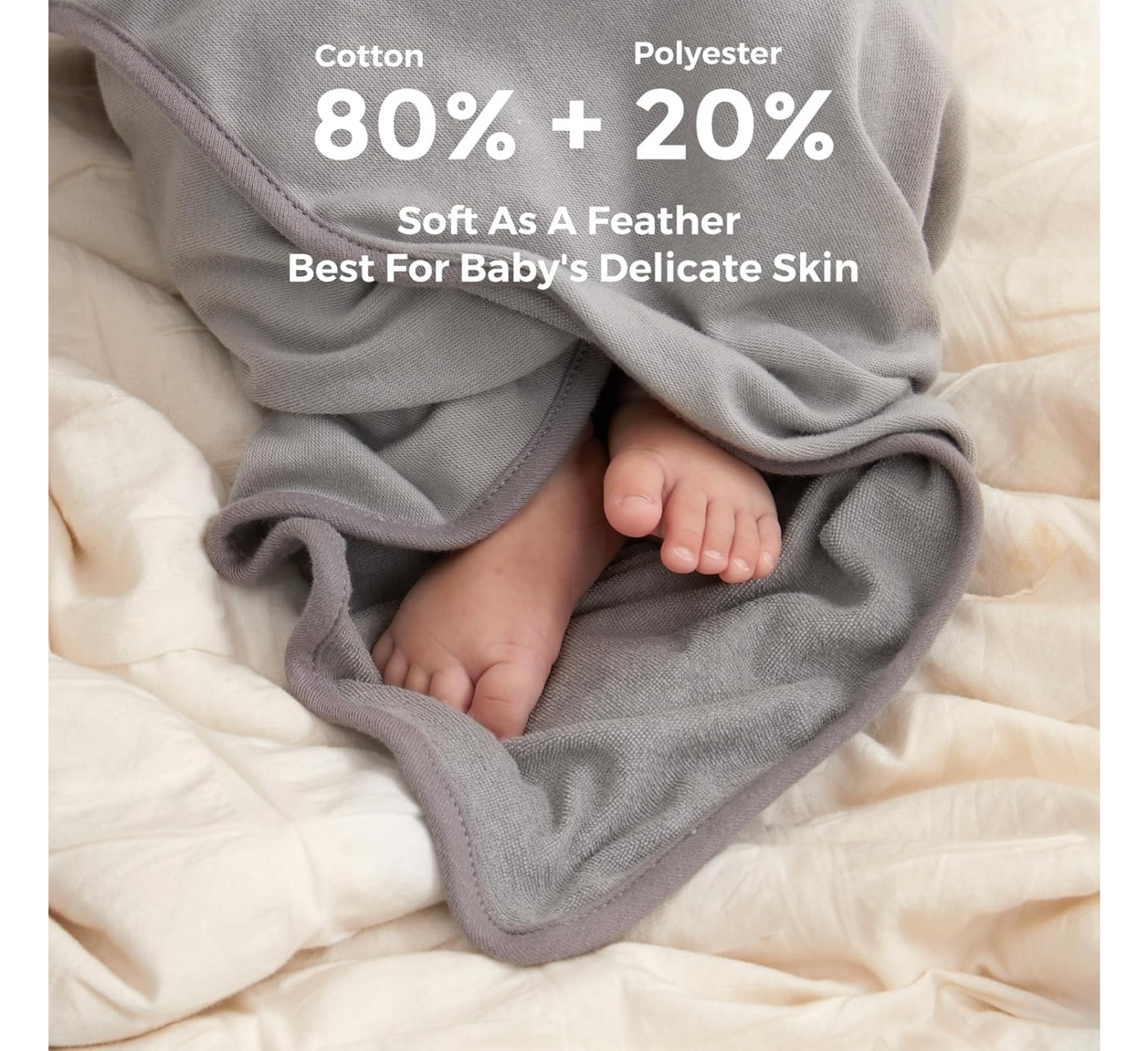 Set peshqirësh dhe pecetash me kapuç për bebe Momcozy