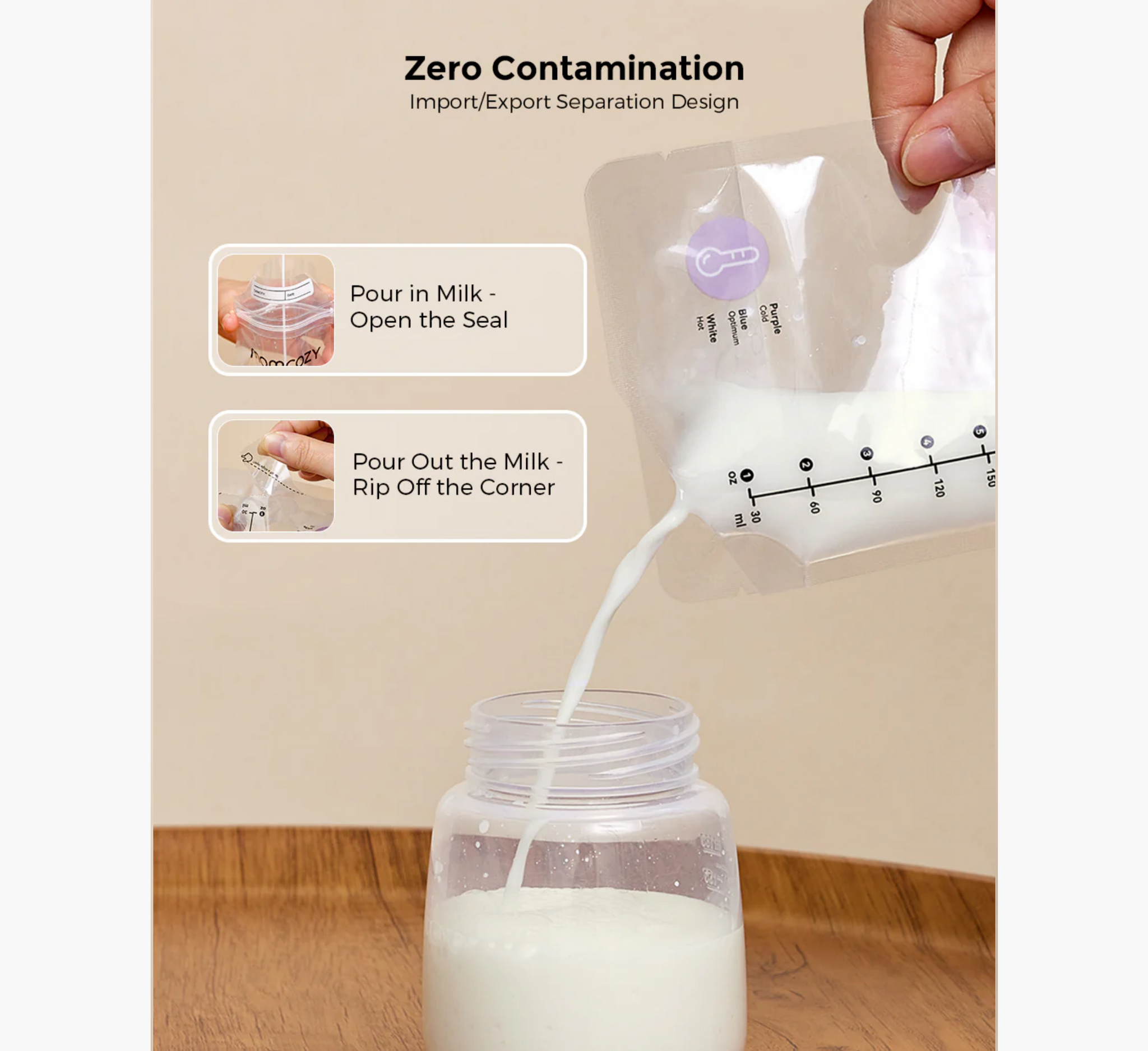 Qese për qumësht gjiri Momcozy *50 copë