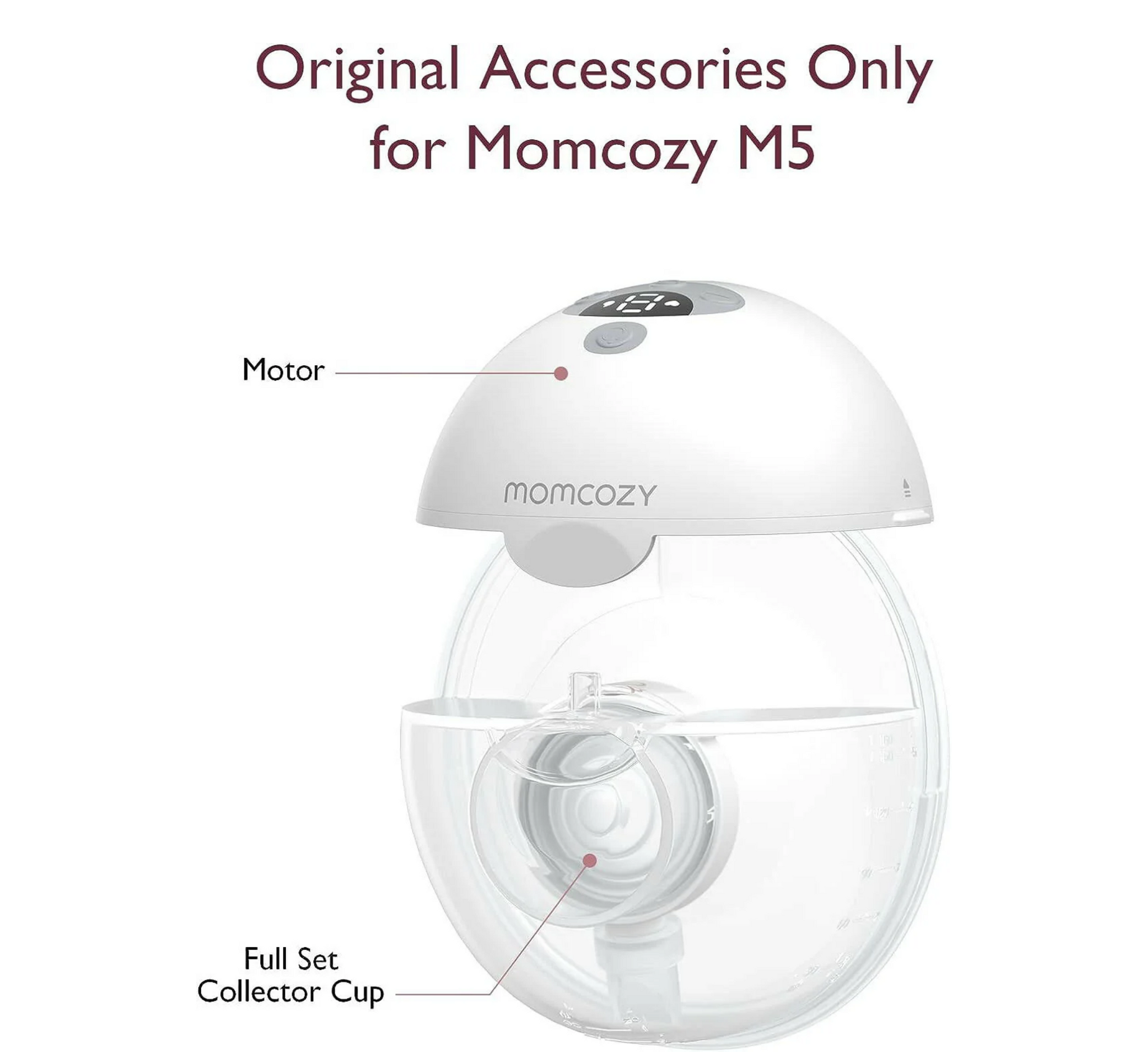 Set i plotë i gotave për koleksion Momcozy, i pajtueshëm me Momcozy M5