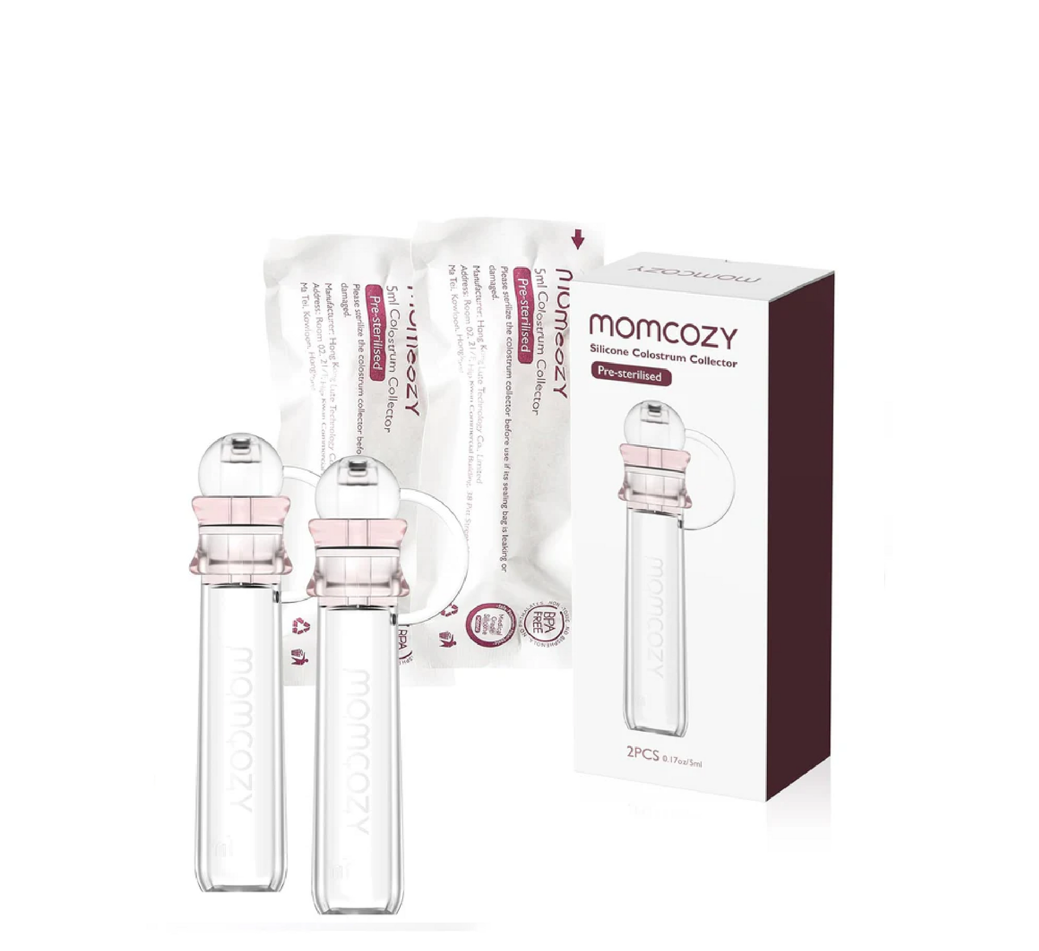 Mbledhës i ripërdorshëm i qumështit të gjirit Momcozy Colostrum *2 copë