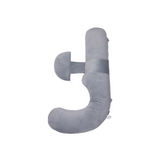 Momcozy Comfortable F Shaped Pregnancy Pillow with Adjustable Wedge