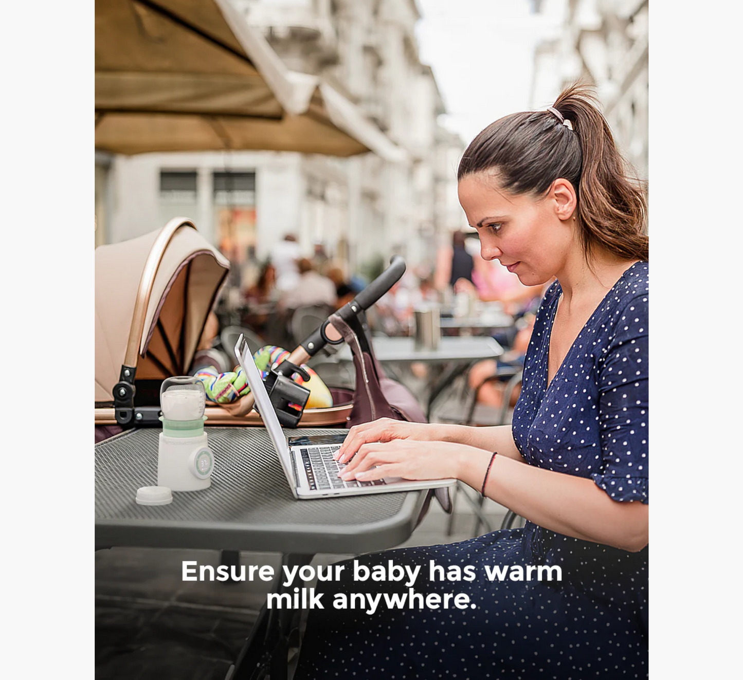 Ngrohës shishesh portativ pa tel Momcozy për udhëtim -MW03 