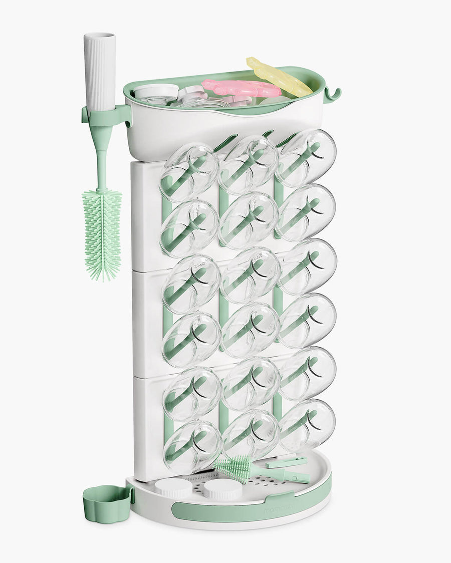 Momcozy DIY Larger Bottle Drying Rack Capable for 18 Bottles