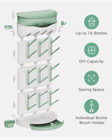 Momcozy DIY Larger Bottle Drying Rack for 18 Bottles