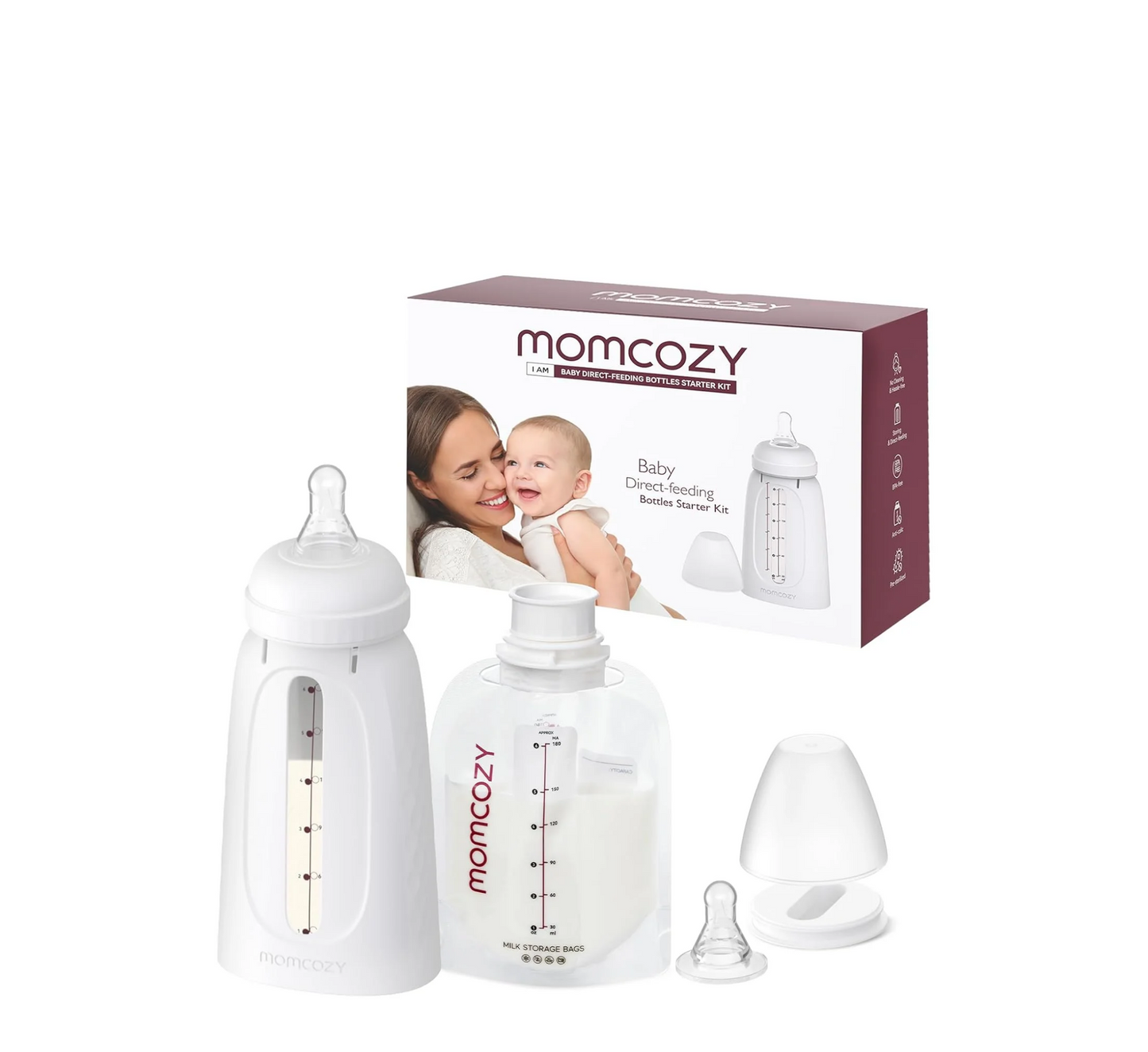 Momcozy Disposable Baby Bottle Kit