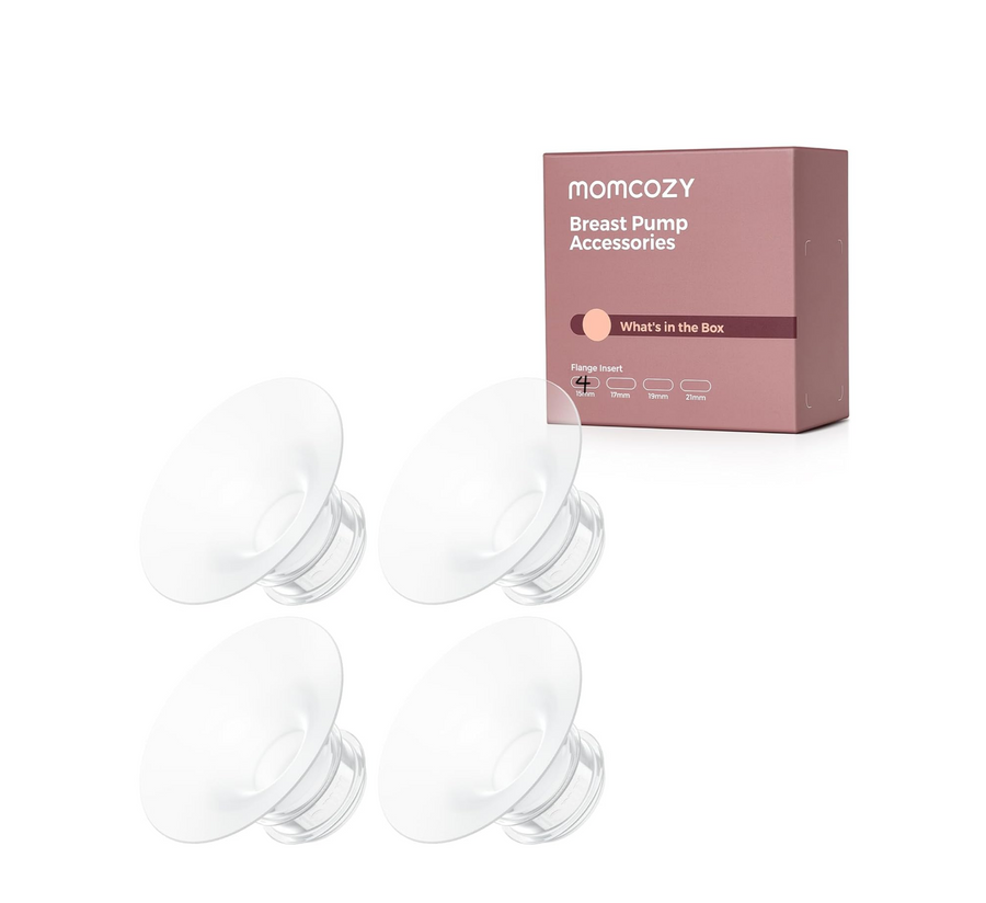 Momcozy Flange Insert Breast Pump Accessories for M5| M6| M9 (*4pcs)