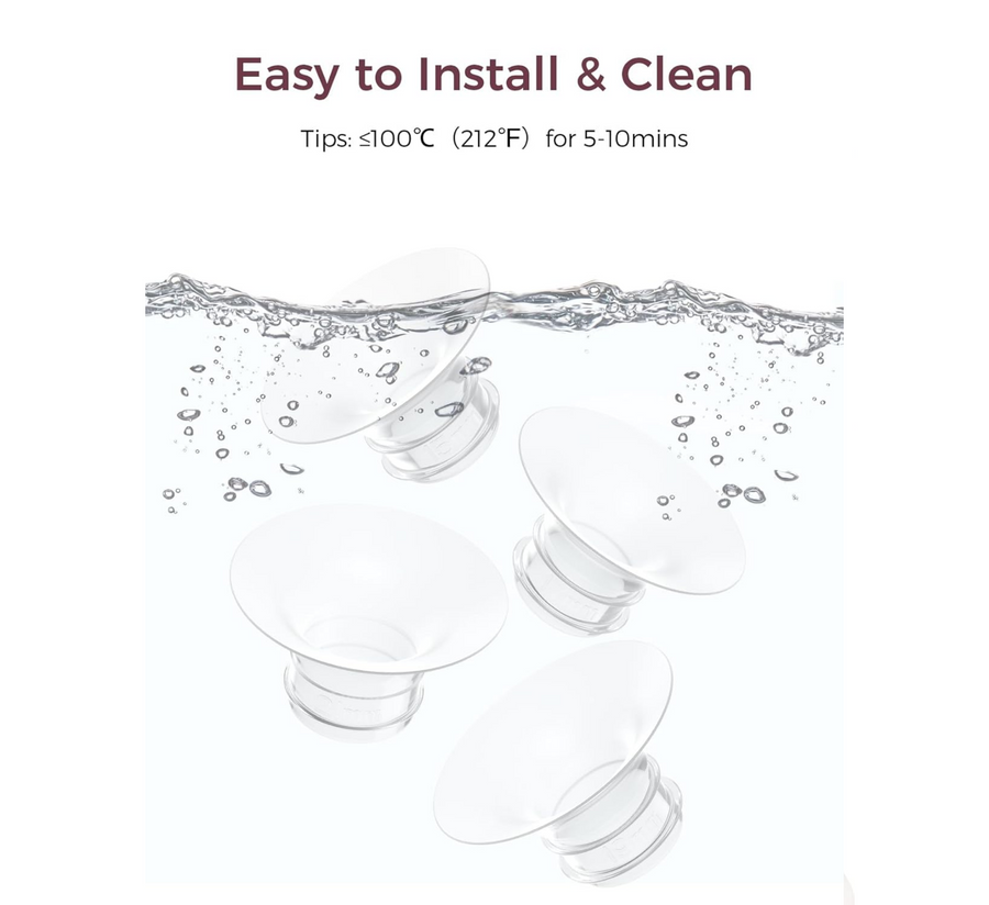 Momcozy Flange Insert Breast Pump Accessories for M5| M6| M9 (*4pcs)