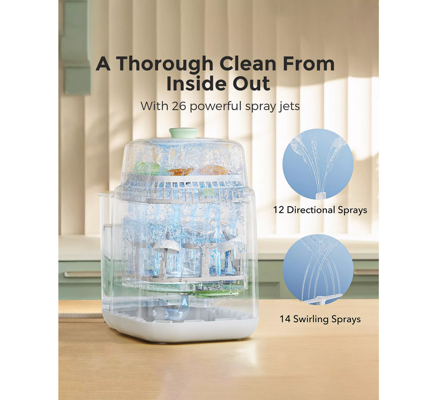 Larëse dhe Sterilizuese Shishesh për Foshnje Momcozy KleanPal Pro