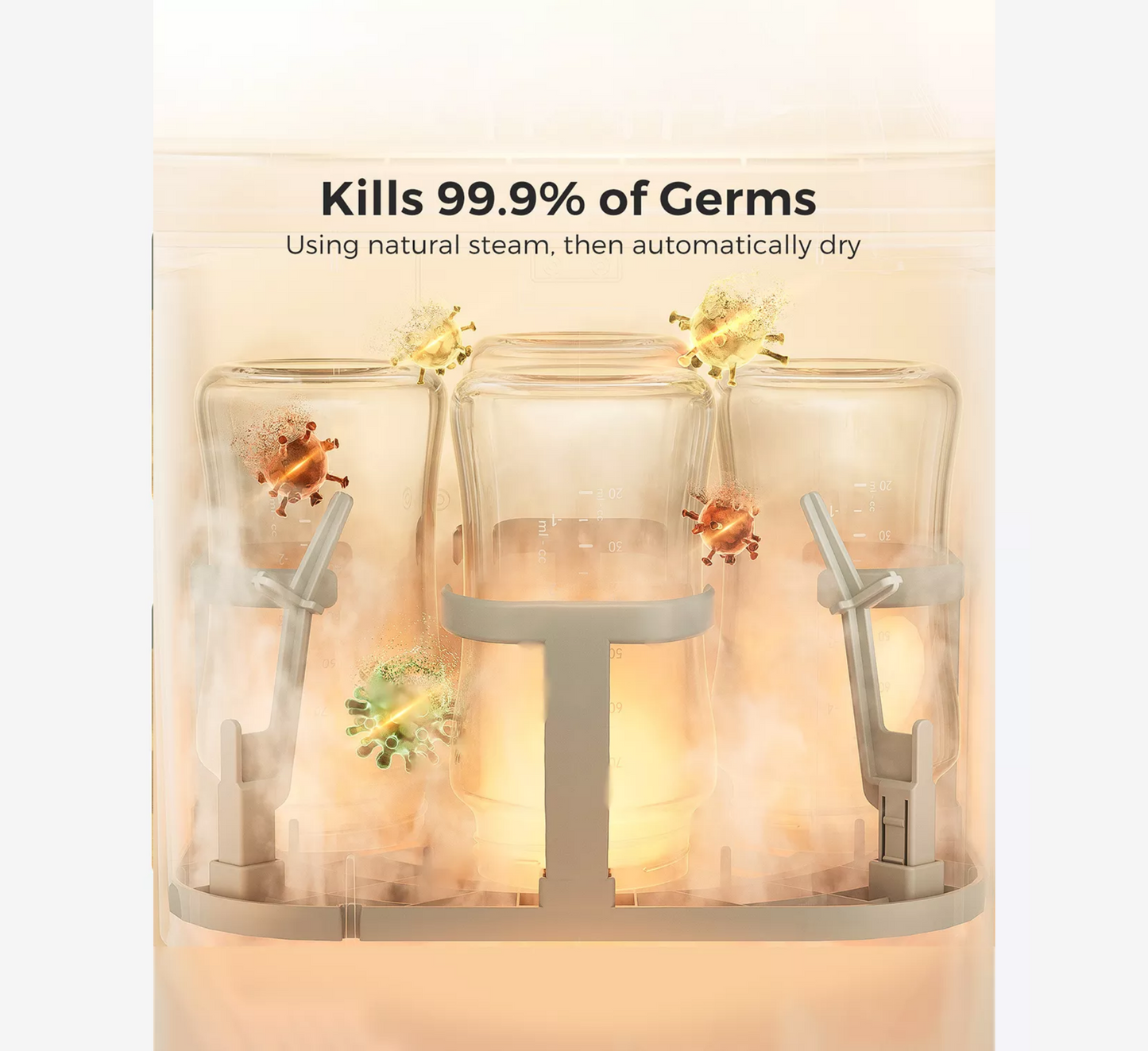 Larëse dhe Sterilizuese Shishesh për Foshnje Momcozy KleanPal Pro