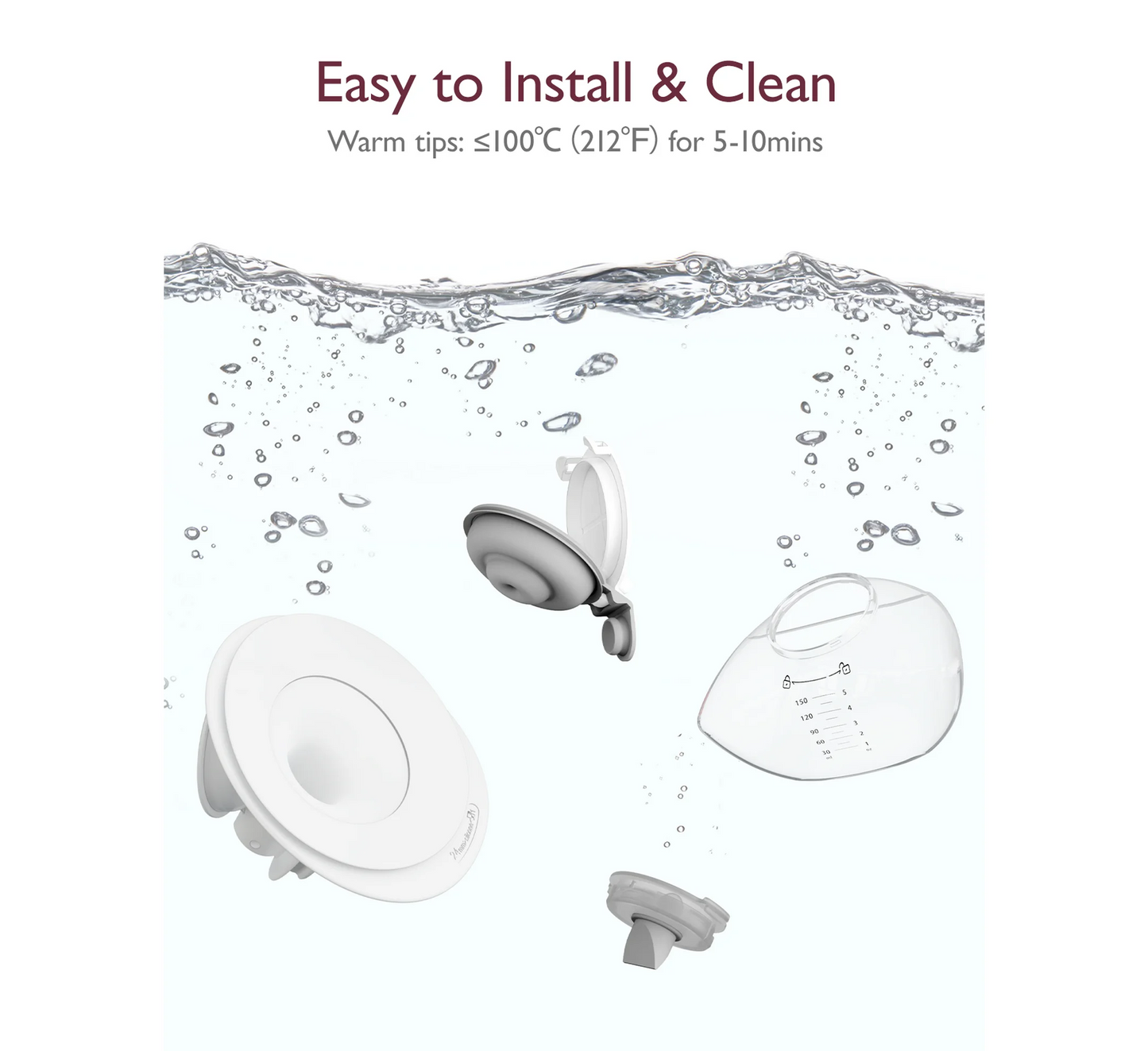 Momcozy Mobile Flow Breast Pump Accessories Full Set Collector Cup (24mm Flange)