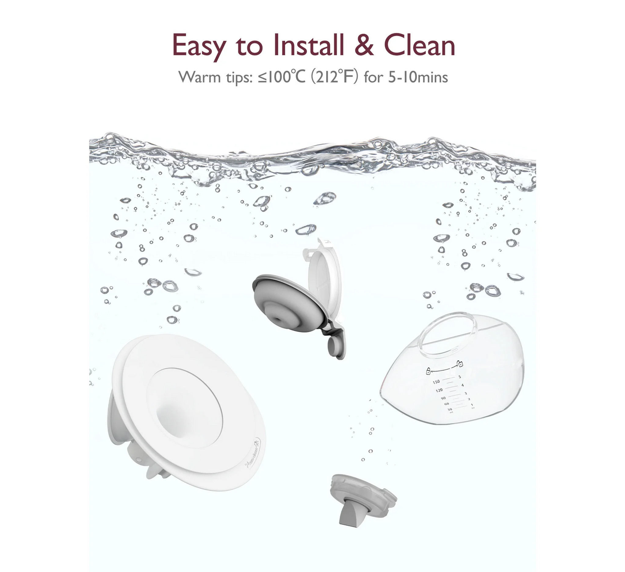 Momcozy Mobile Flow Breast Pump Accessories Full Set Collector Cup (24mm Flange)