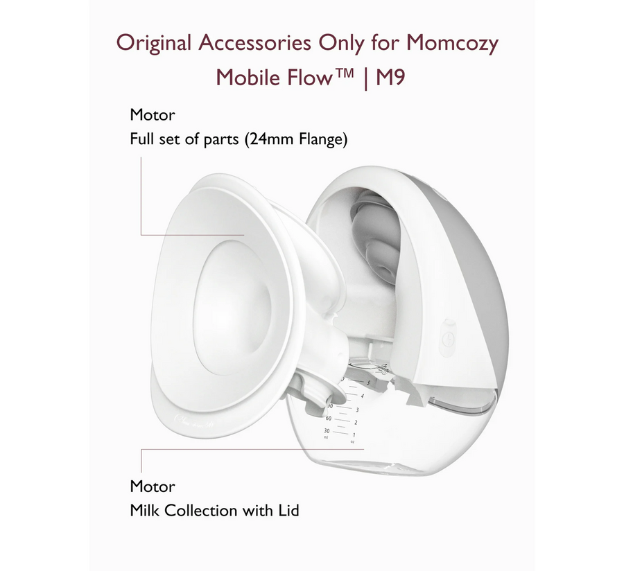 Momcozy Mobile Flow Breast Pump Accessories Full Set Collector Cup (24mm Flange)