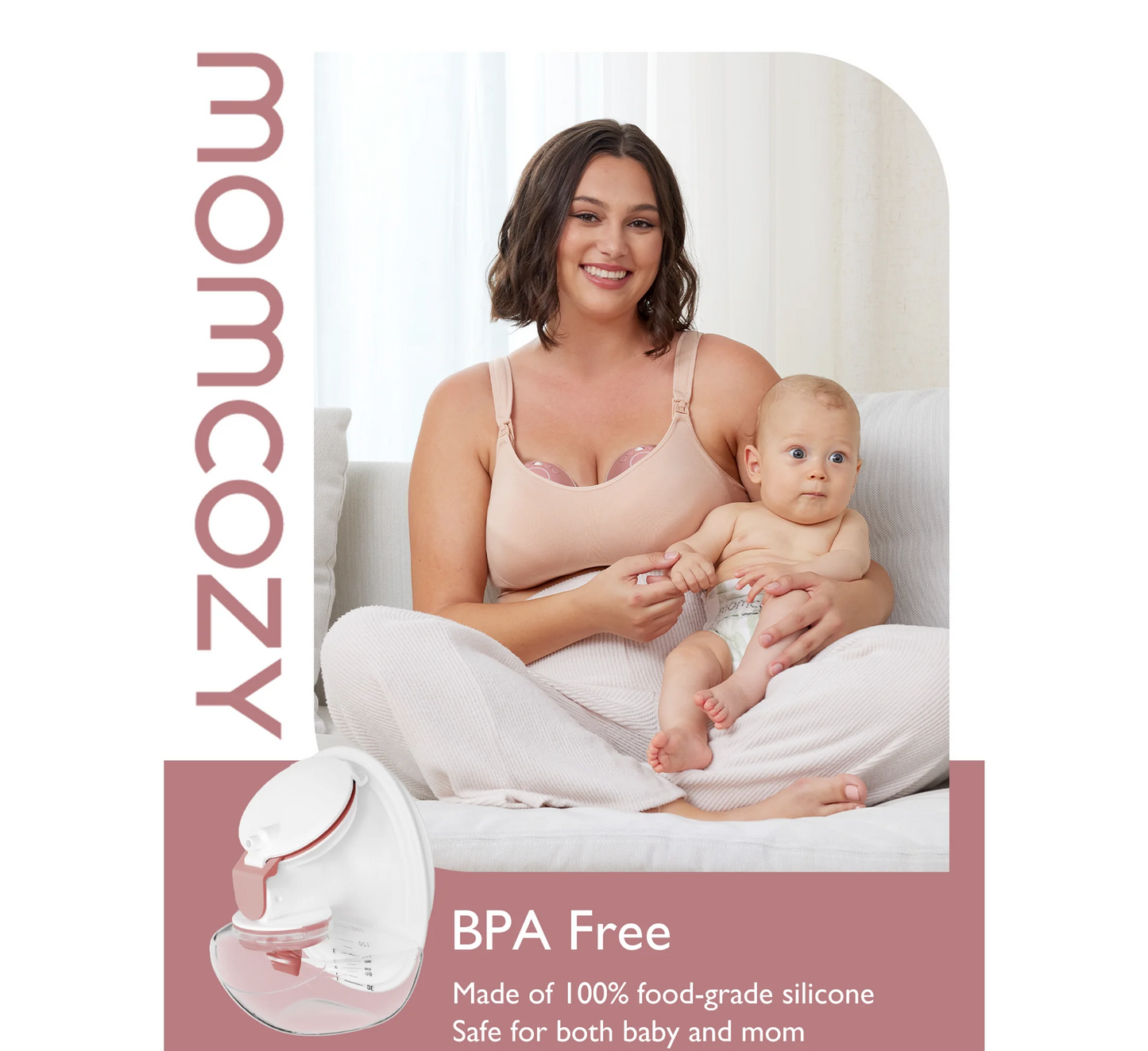 Momcozy Mobile Flow Breast Pump Accessories Full Set Collector Cup (24mm Flange)