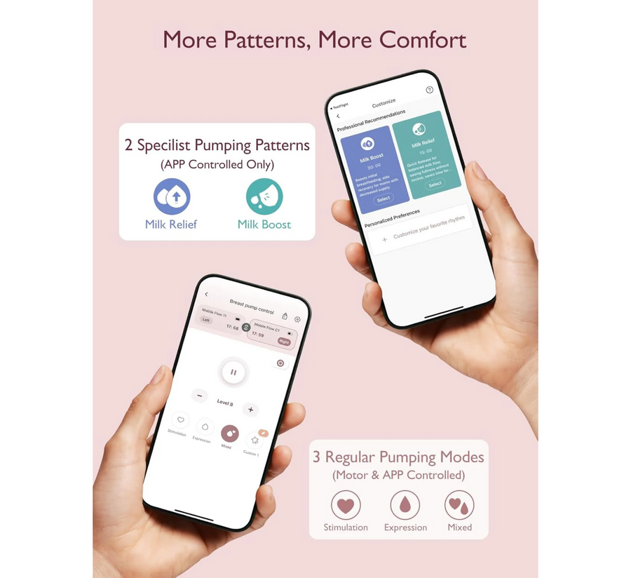 Momcozy Mobile Flow™ Hands-Free Double Breast Pump | M9