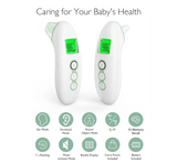 Termometër me infra të kuqe pa kontakt për ballë dhe vesh Momcozy