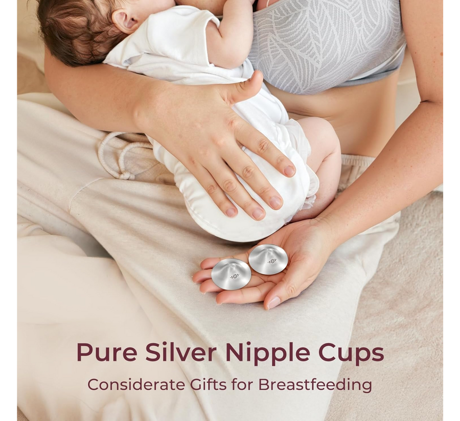 Momcozy Original 999 Silver Nipple Shields