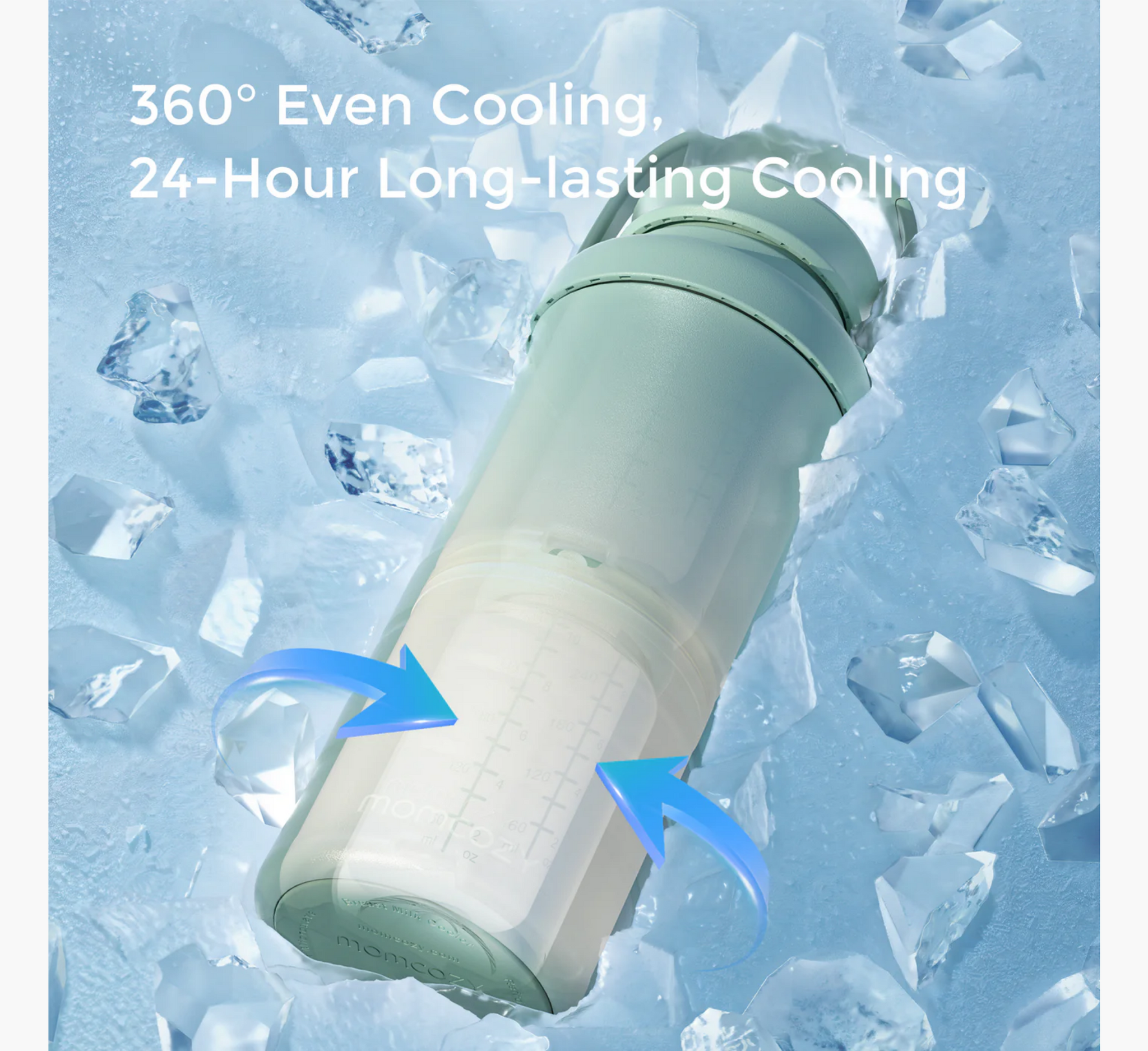 Ftohës portativ për qumësht gjiri Momcozy për ambiente të jashtme