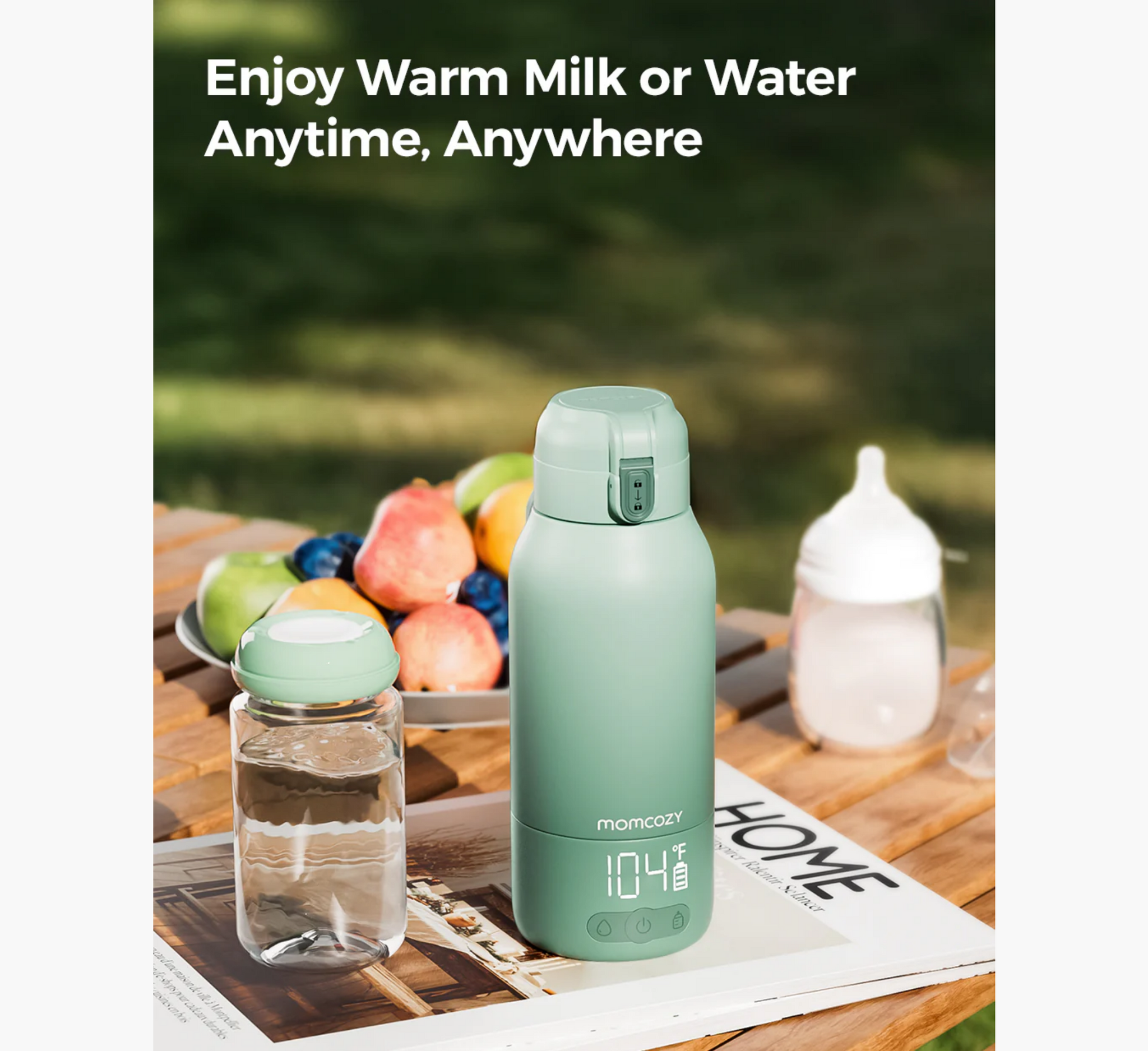 Ngrohës Uji dhe Qumështi Gjiri Momcozy Portativ për Udhëtim