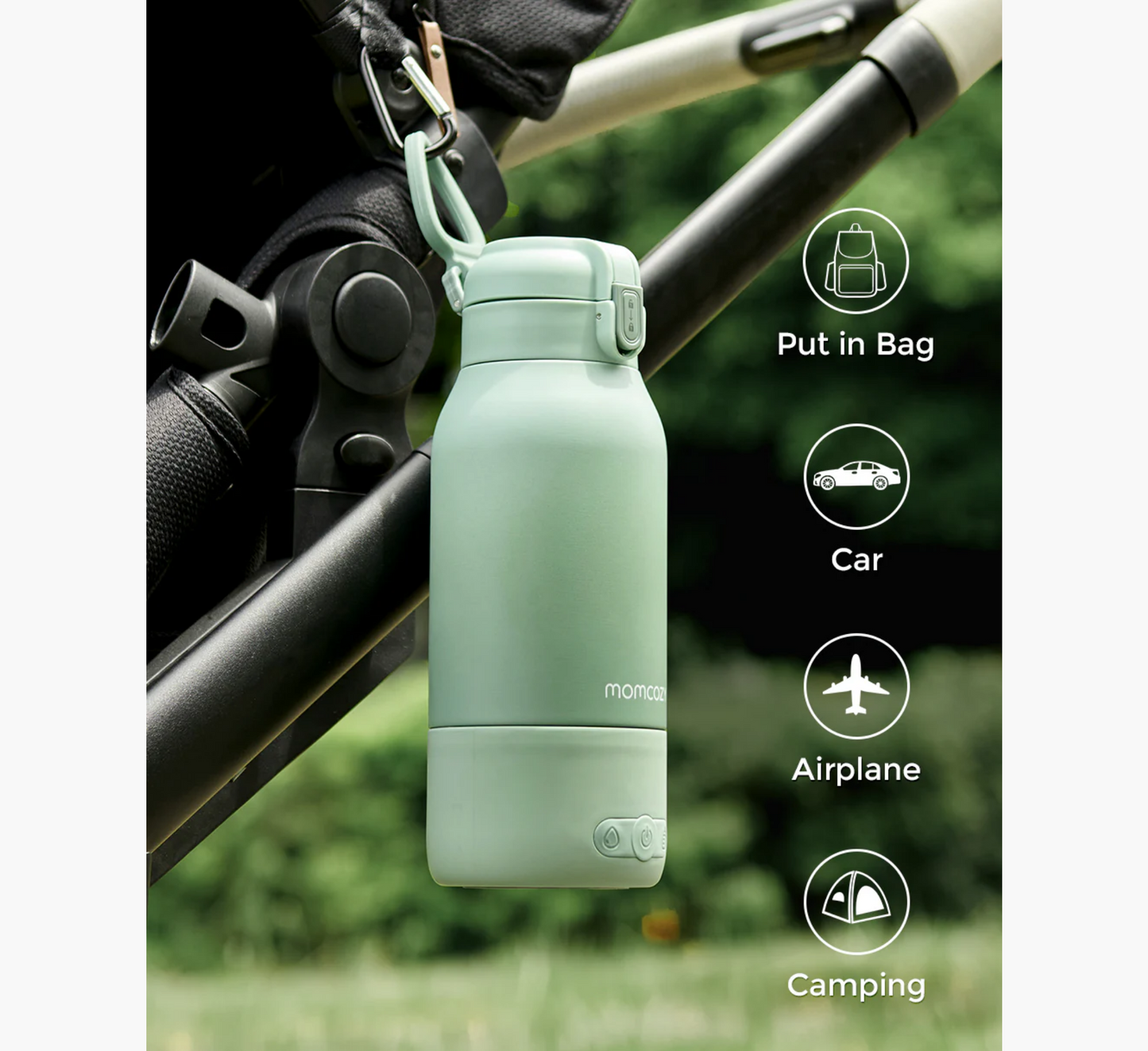 Ngrohës Uji dhe Qumështi Gjiri Momcozy Portativ për Udhëtim