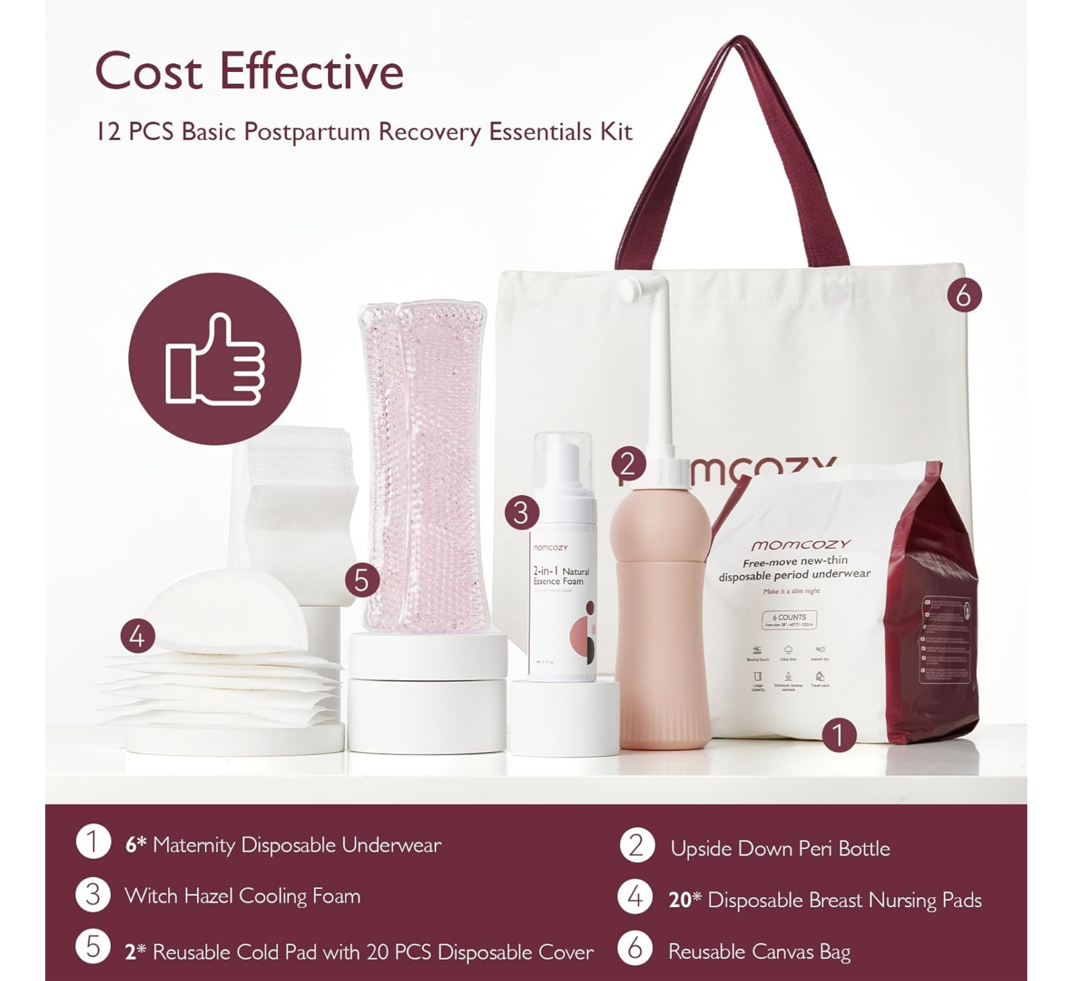 Momcozy Postpartum Recovery Essentials Kit
