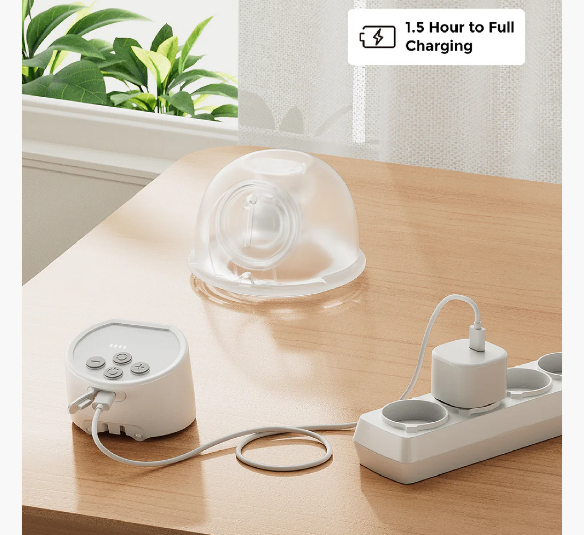 Pompë gjiri e veshur me një Momcozy S12 Pro 