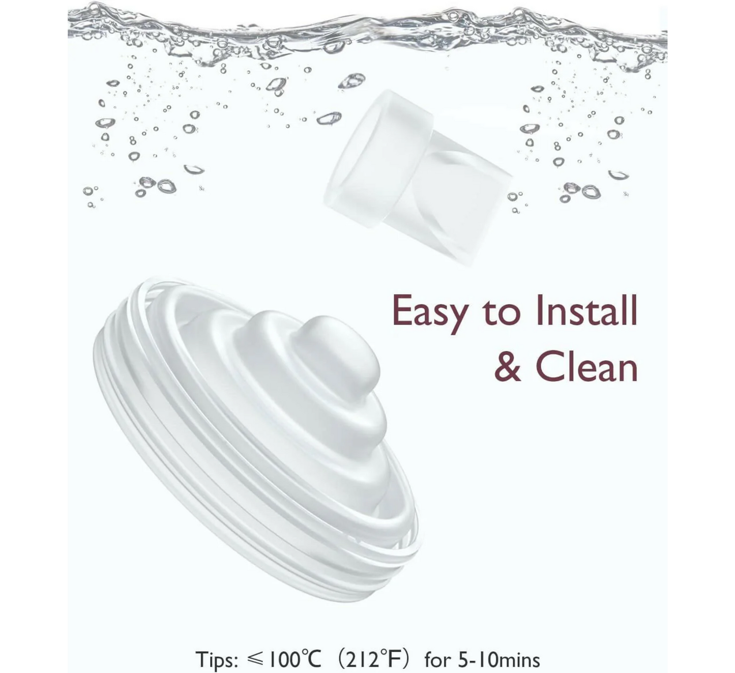 Diafragmë + Valvul Silikoni Momcozy për M5