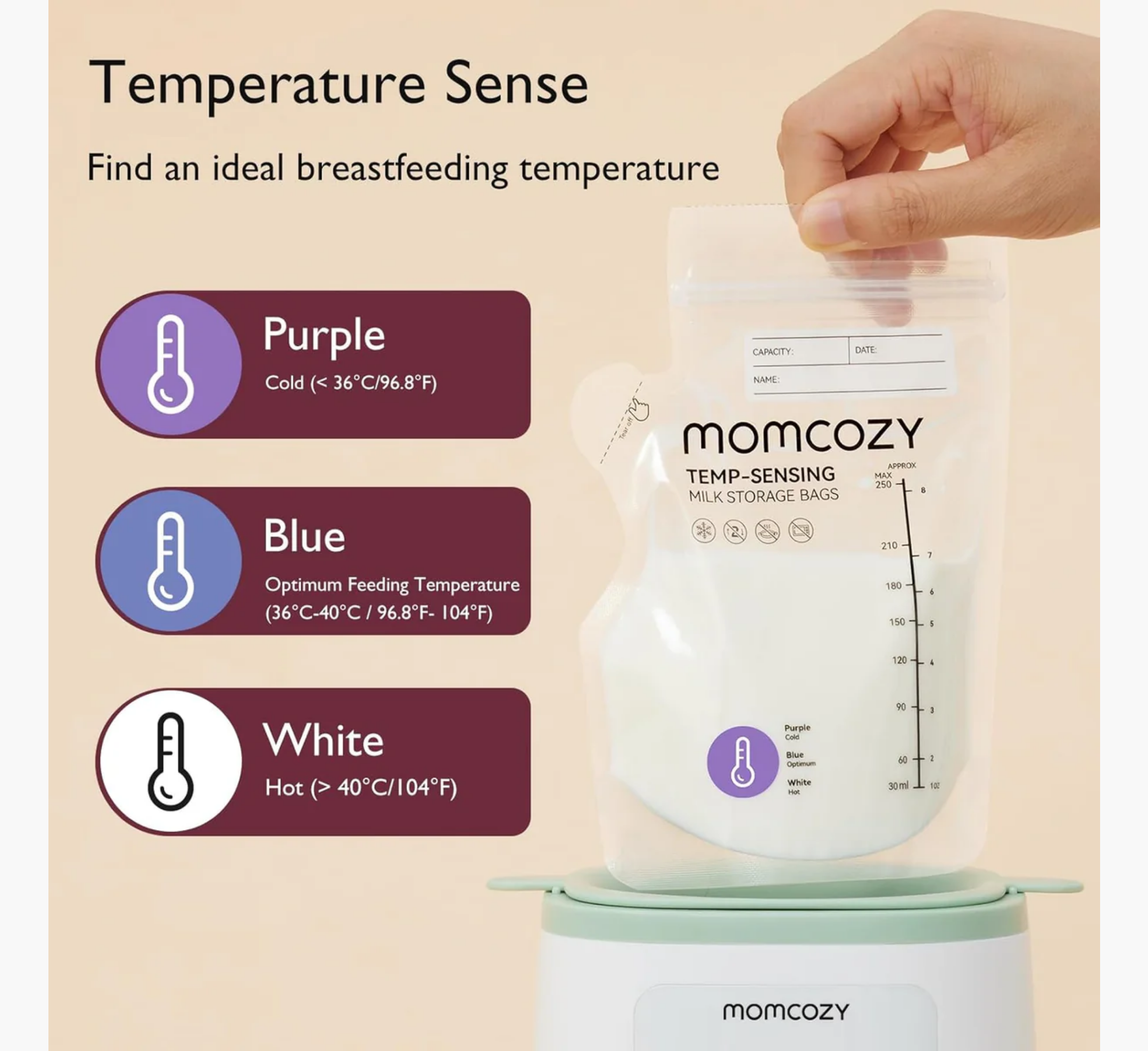 Momcozy Spout Breastmilk Storage Bags