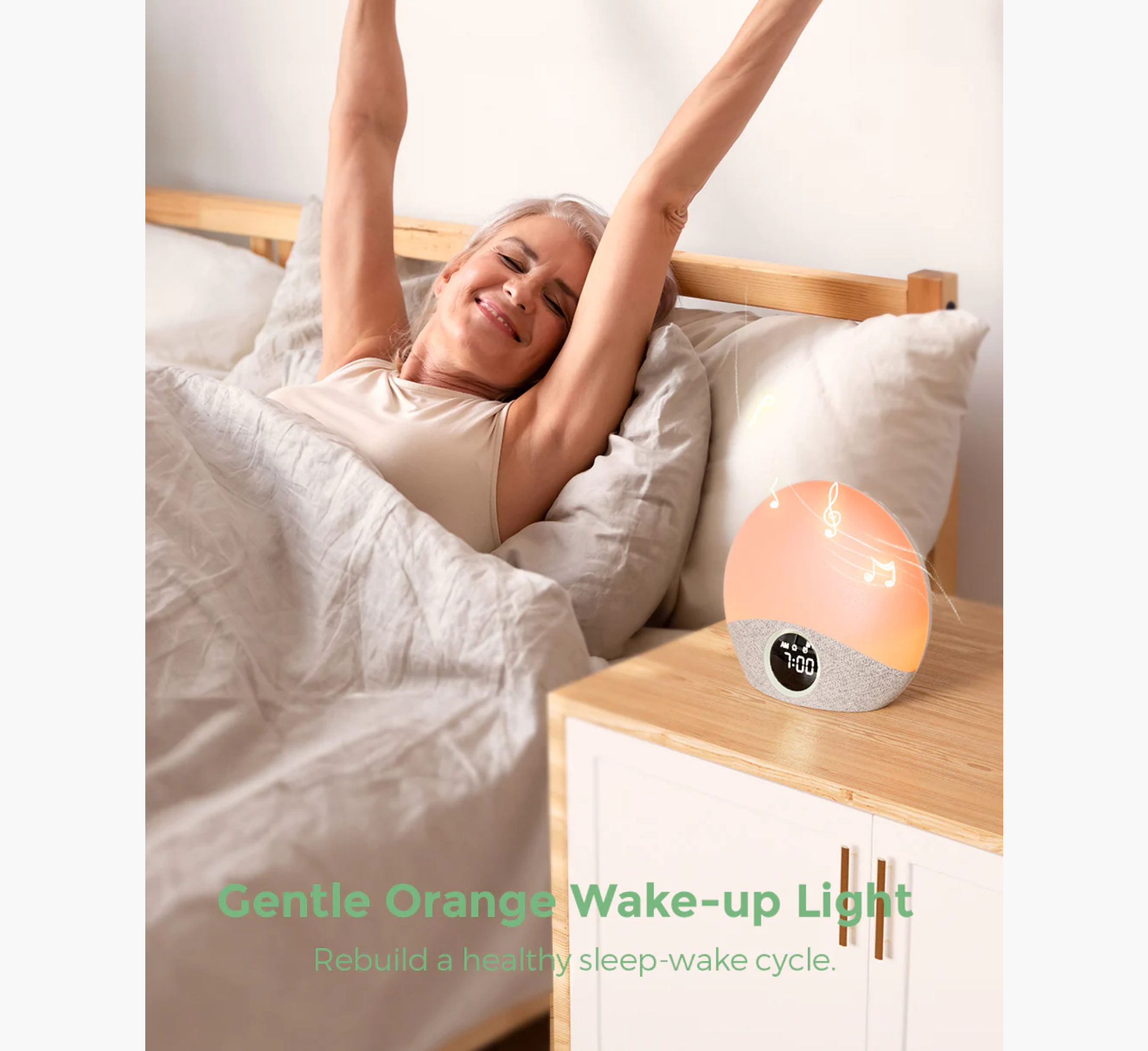 Momcozy Sunrise Sound Machine - Wake-up Light