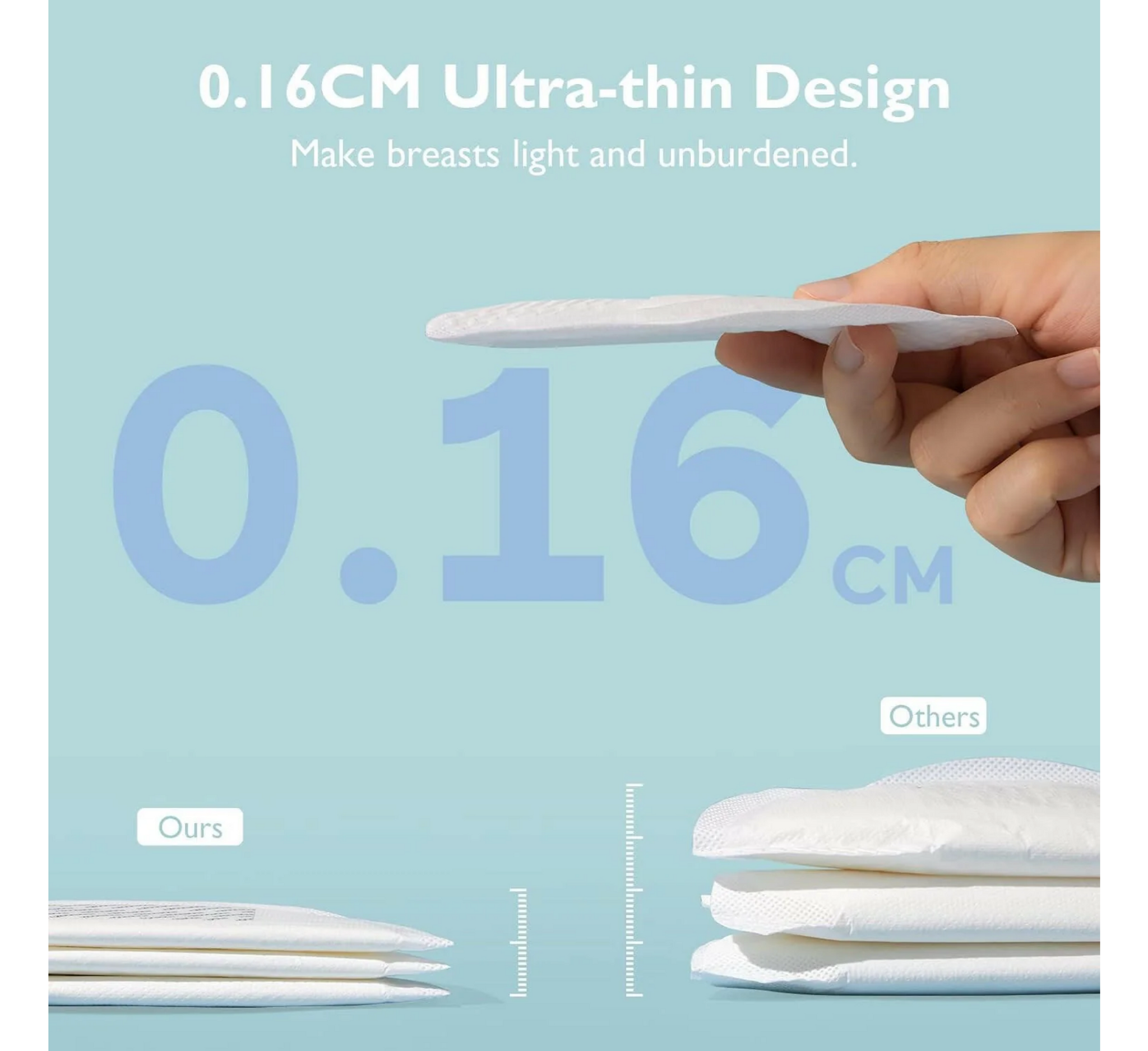 Mbrojtëse gjiri ultra të holla për një përdorim Momcozy *120 copë