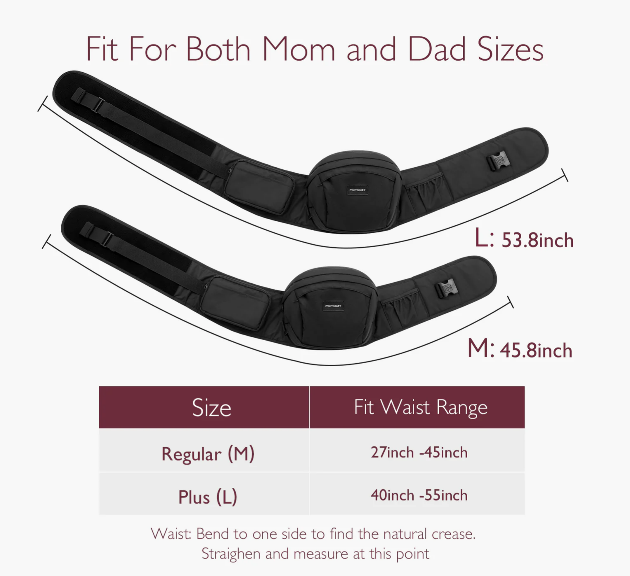 Momcozy Wander360 Hip Seat Baby Carrier