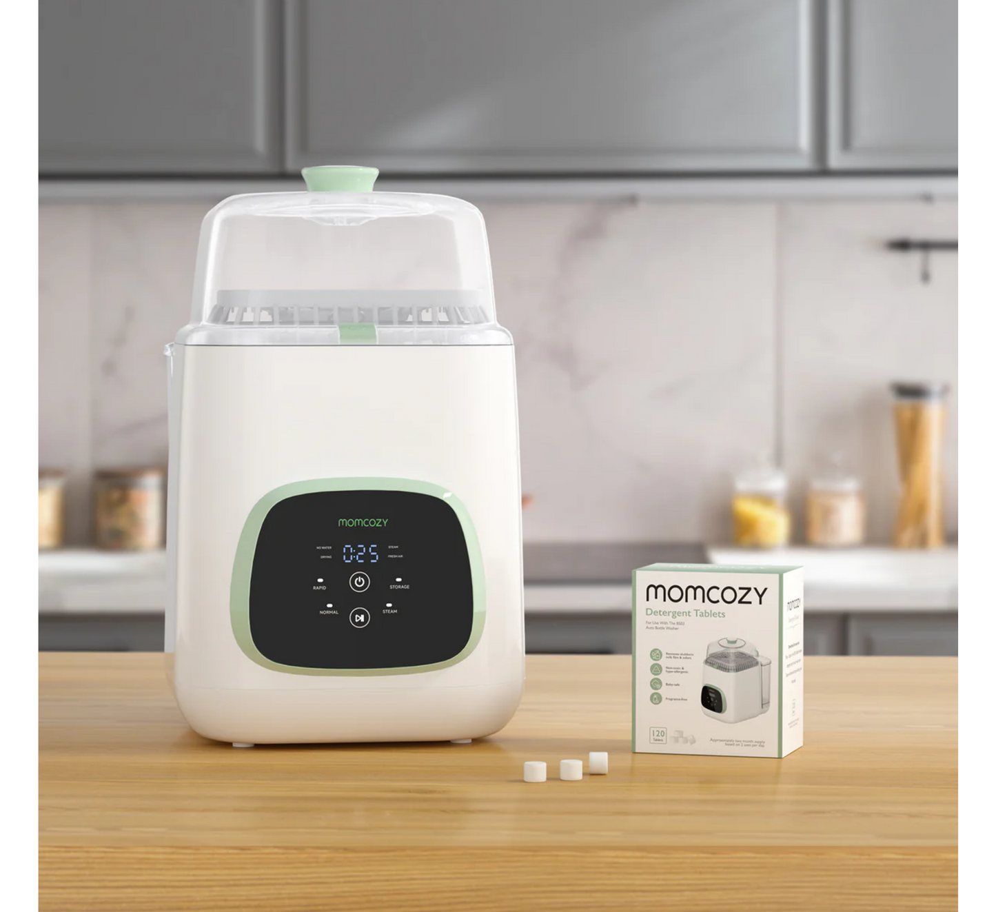 Momcozy Washing Block for KleanPal Pro Bottle Washer *120 Tablets