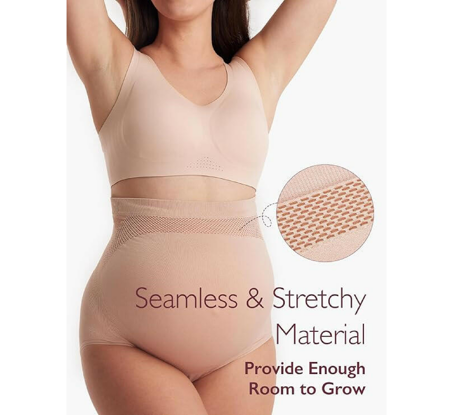 Të brendshme Momcozy për femra me bel të lartë për shtatzëni *Pako me 3 copë