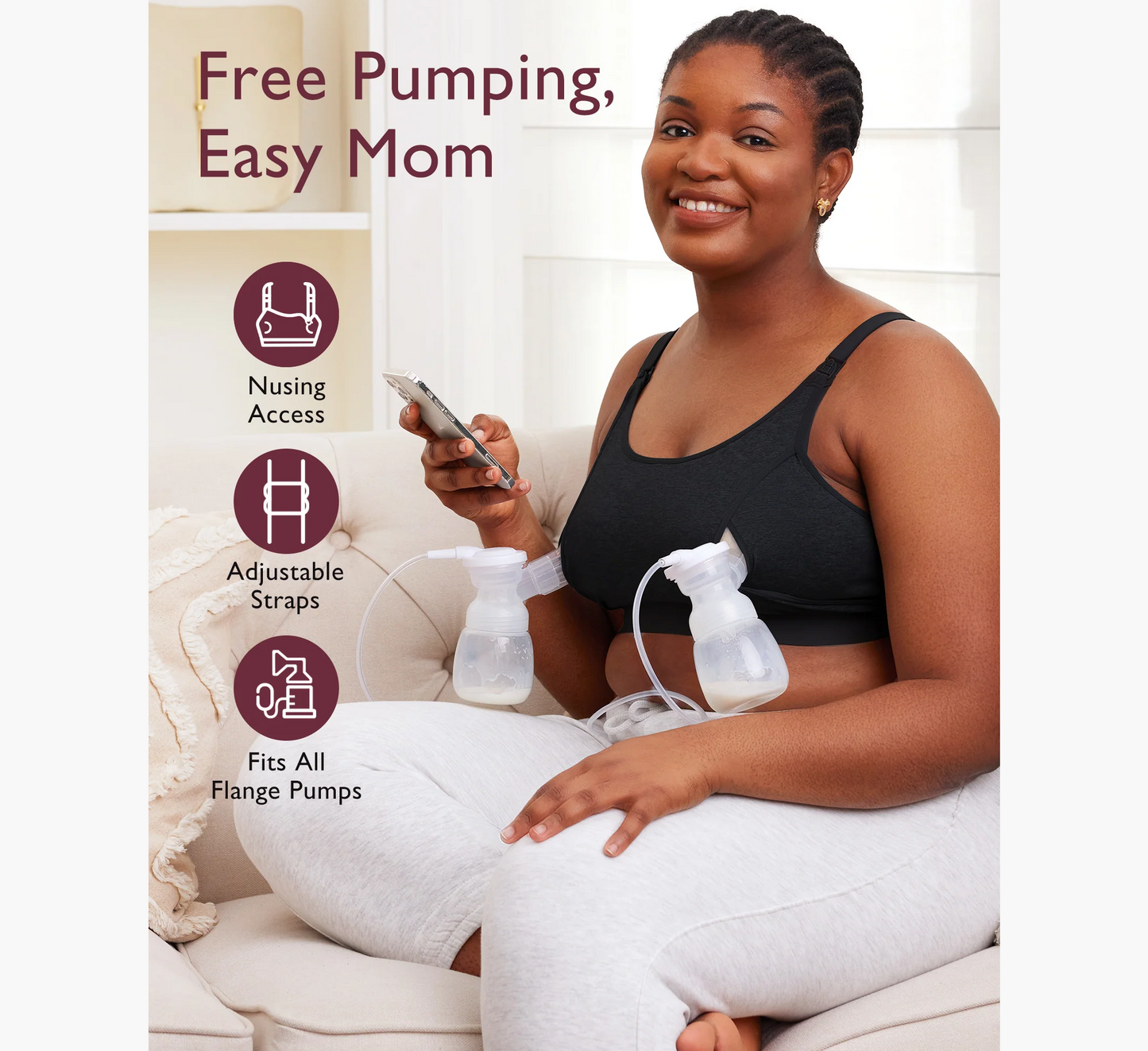 Sutjenë Momcozy YN08 me pompë pa duar