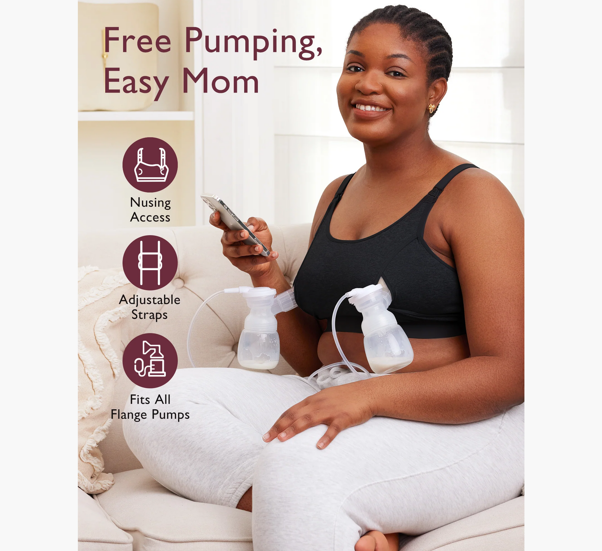 Sutjenë Momcozy YN08 me pompë pa duar