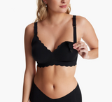 Sutjenë për ushqyerjen me gji Momcozy YN46 me mbështetje të qepur me lule