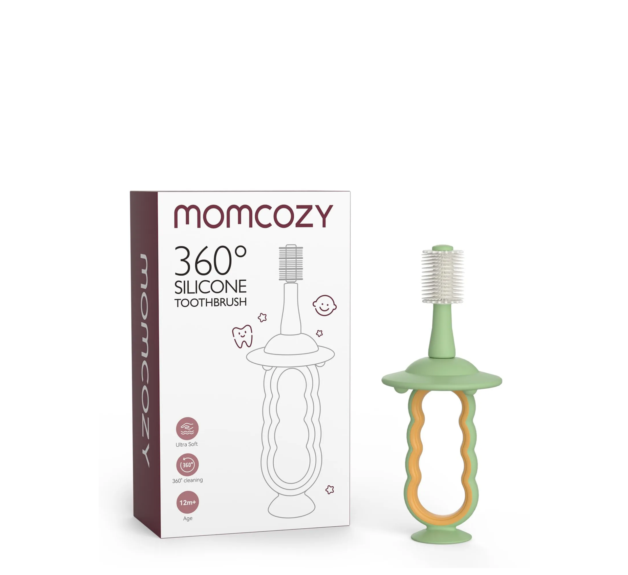 Momcozy 360° Baby Silicone Toothbrush