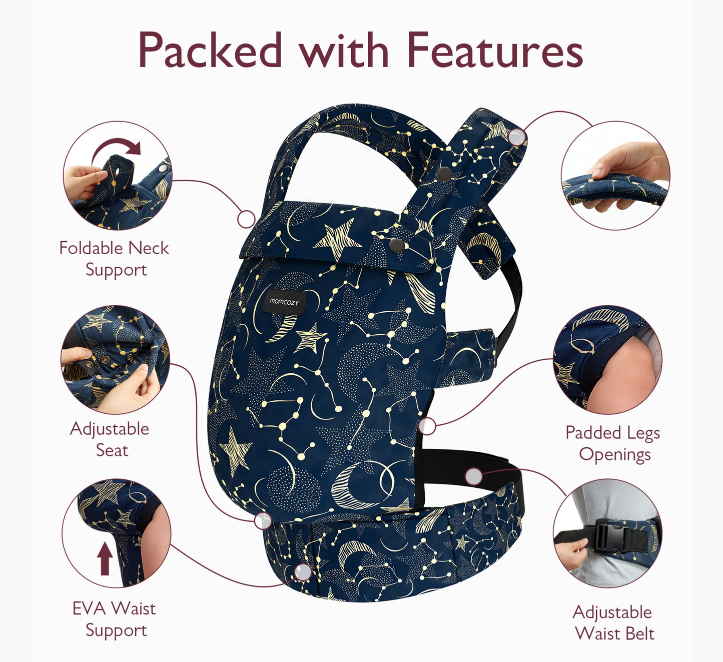 Transportuesi për foshnje Momcozy PureHug