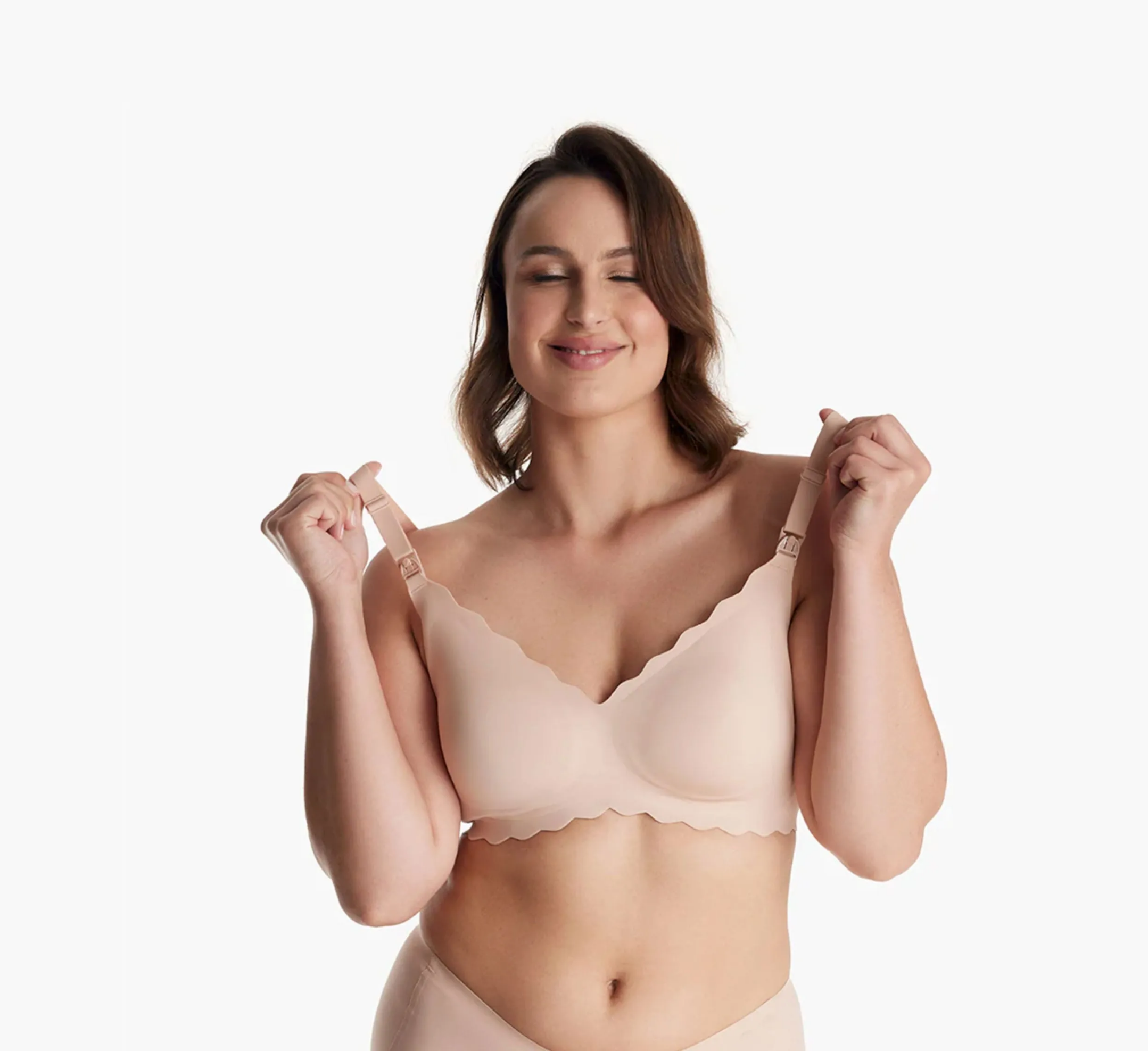 Momcozy YN46 Seamless Support Floral Nursing Bra