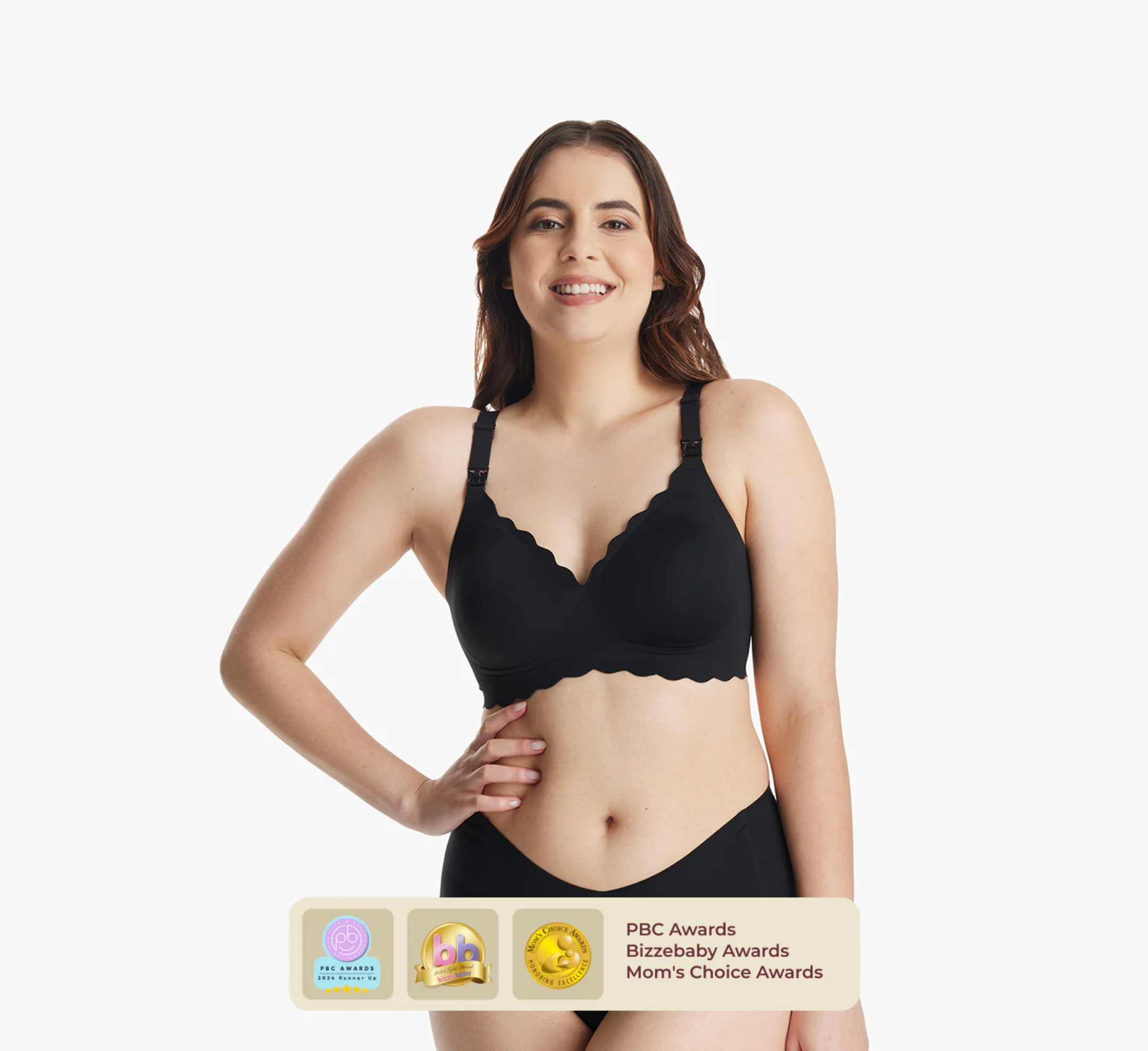 Momcozy YN46 Seamless Support Floral Nursing Bra