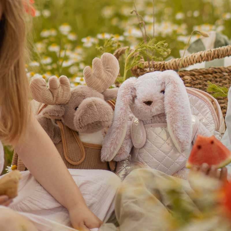 Moonkie Hug & Go™ Rosie Hop the Bunny Backpack