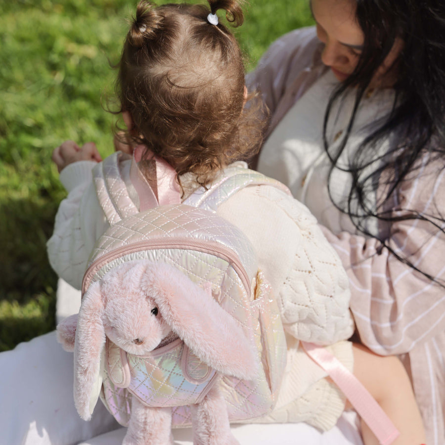 Moonkie Hug & Go™ Rosie Hop the Bunny Backpack