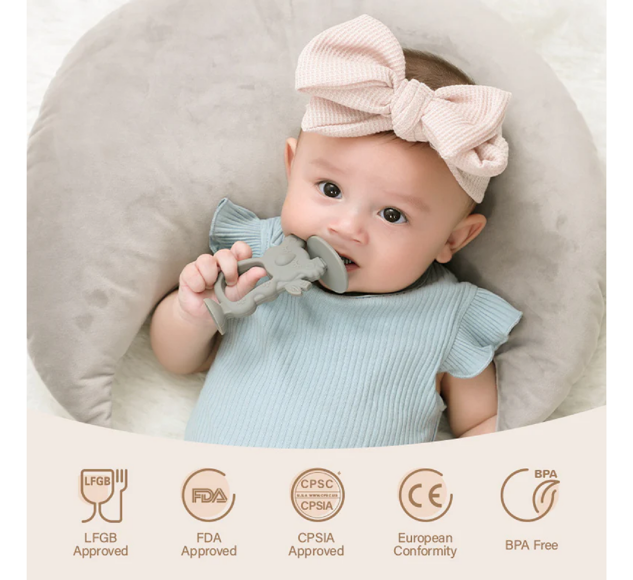 Moonkie 2 në 1 Dhëmbëzues për Koala, për 6 Muaj+