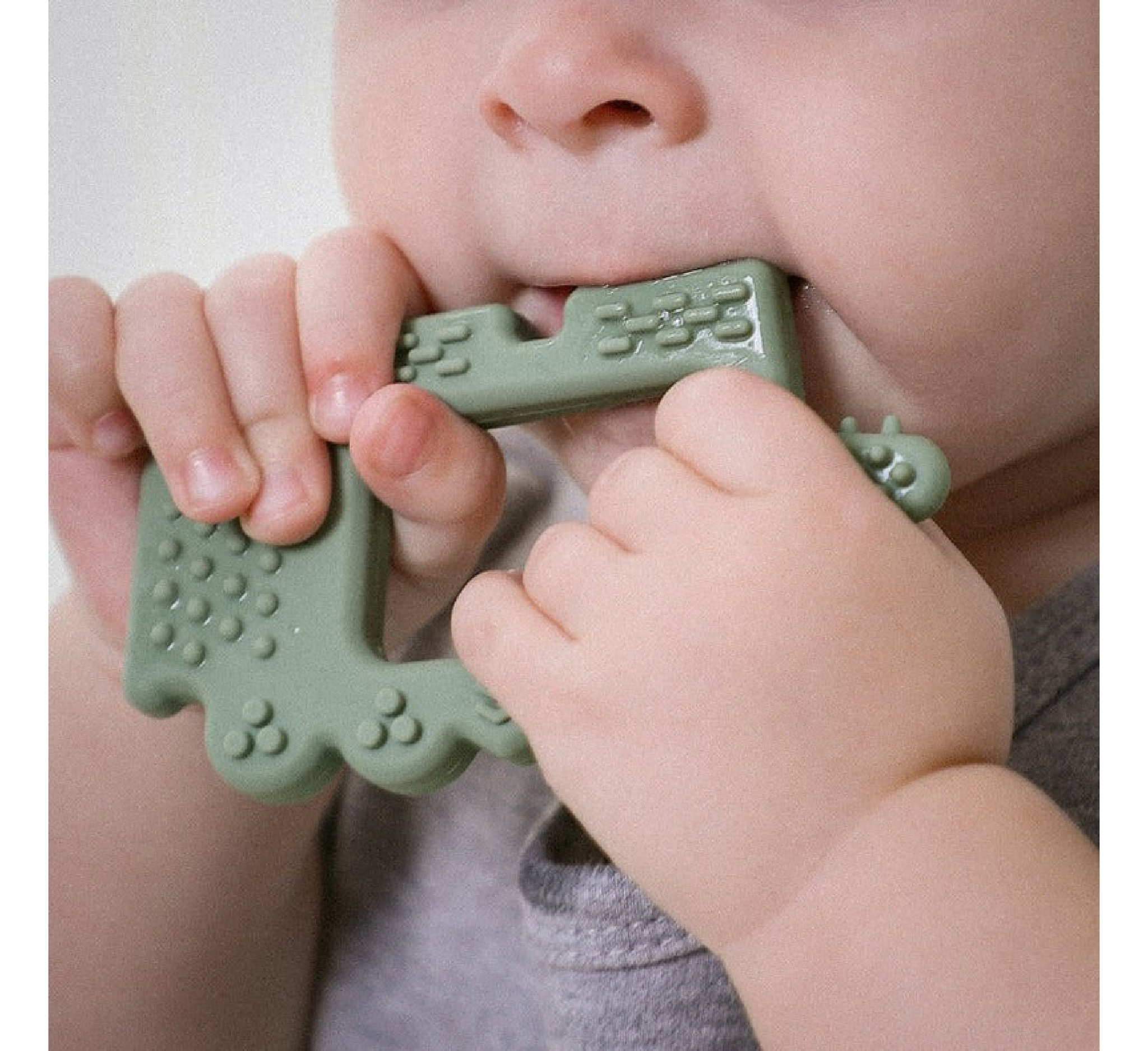 Makinë dhëmbësh Moonkie Alligator për fëmijë 3+ muaj