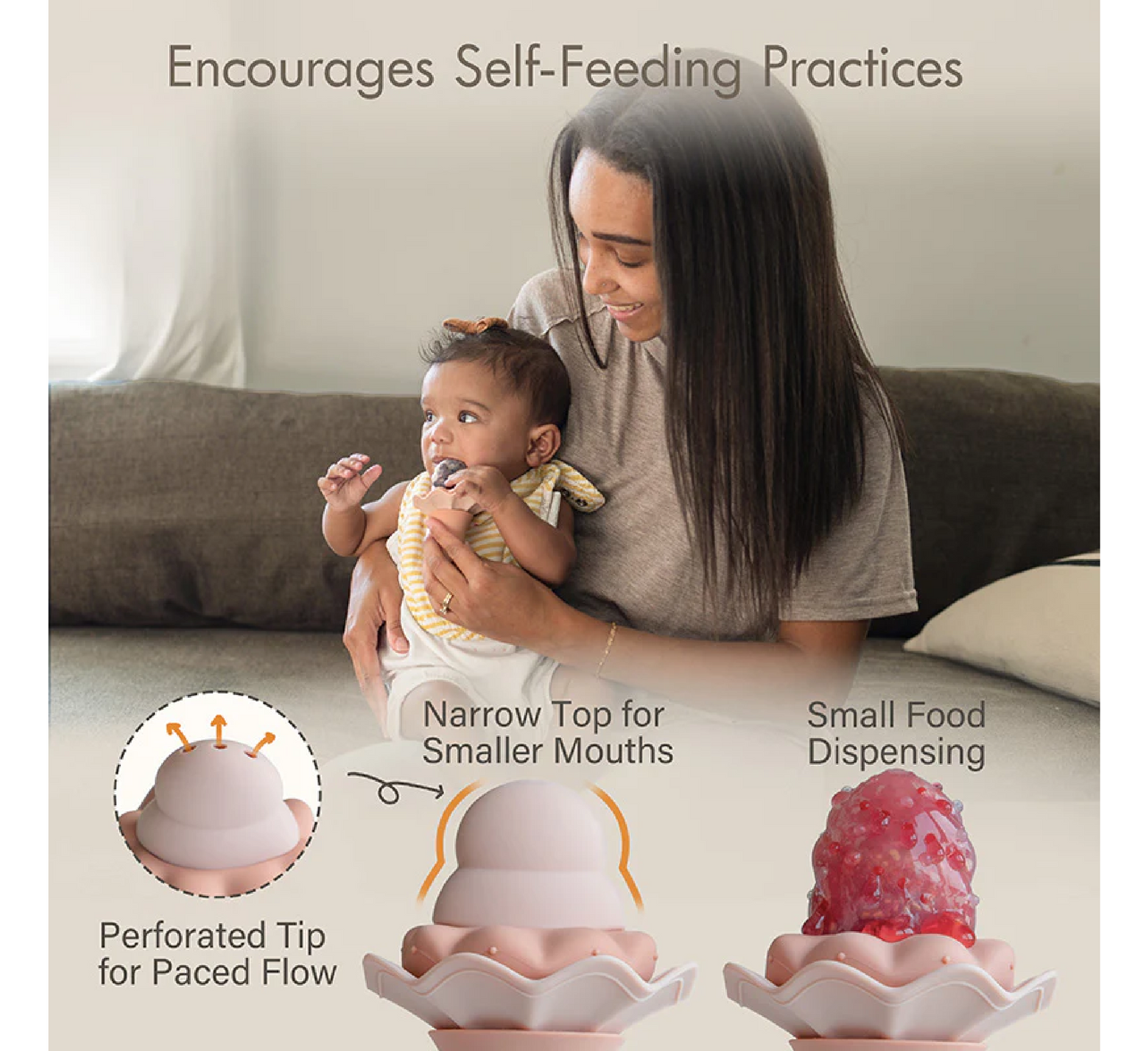 Moonkie Baby Food Feeder 2 Pack (4 Months+)