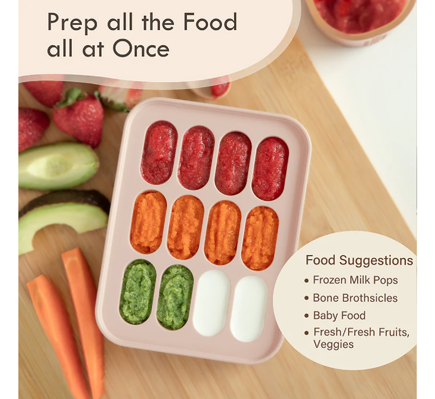 Moonkie Baby Food Feeder 2 Pack (4 Months+)