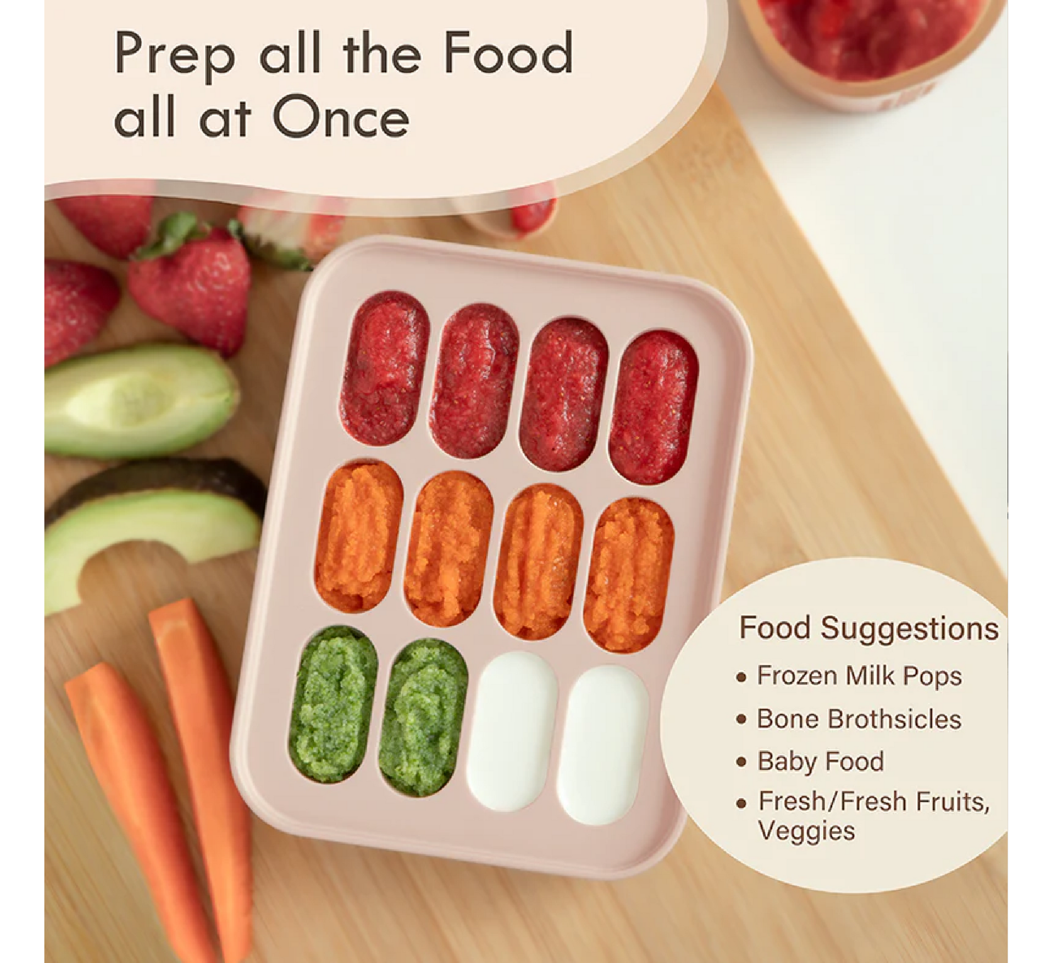 Moonkie Baby Food Feeder 2 Pack (4 Months+)