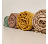 Moonkie Muslin Swaddle Blanket - 2 Pack (+ Pacifier Clip)